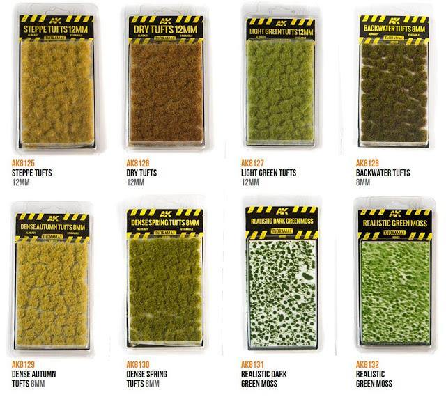 AK Interactive Vegetation - Tufts Full Range - Hobby Heaven