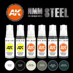 AK Interactive Non Metallic Metal Steel Paints Set - Hobby Heaven
