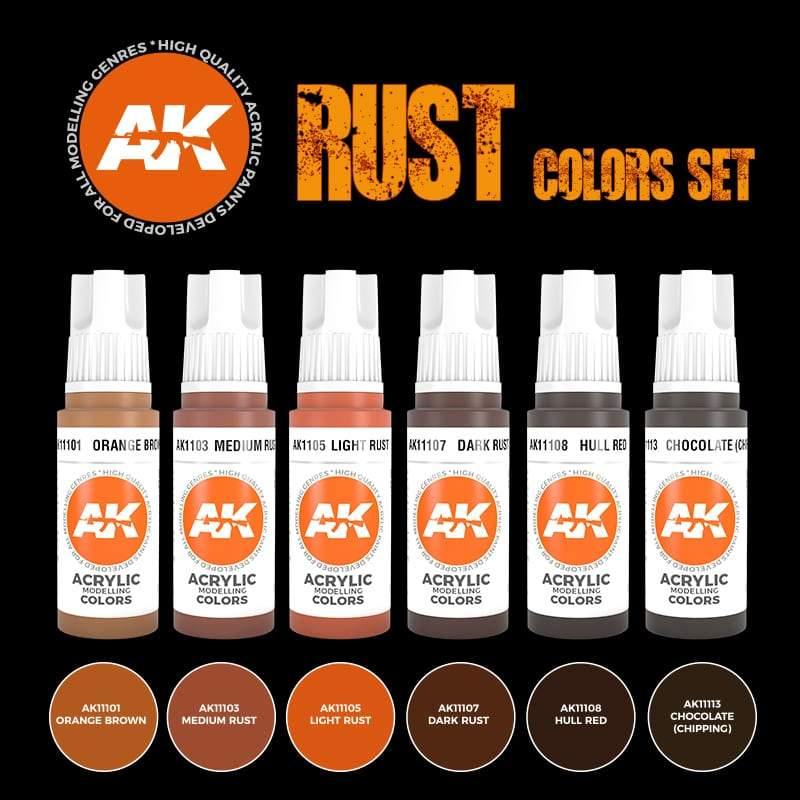 AK Interactive Rust Paints Set - Hobby Heaven