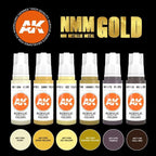 AK Interactive NMM Gold Paints Set - Hobby Heaven