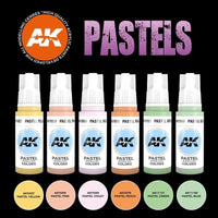 AK Interactive Pastels Colors Paints Set - Hobby Heaven
