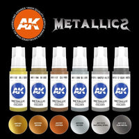 AK Interactive Metallics Paints Set - Hobby Heaven