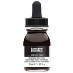 Liquitex Transparent Burnt Umber Acrylic Ink 30ml - Hobby Heaven