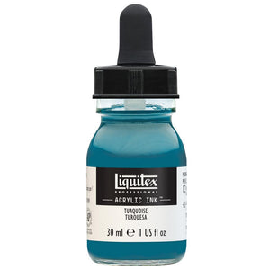 Liquitex Turquoise Proffesional Ink 30ml - Hobby Heaven