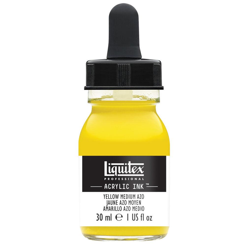 Liquitex Yellow Mediums Azo Acrylic Ink 30ml - Hobby Heaven