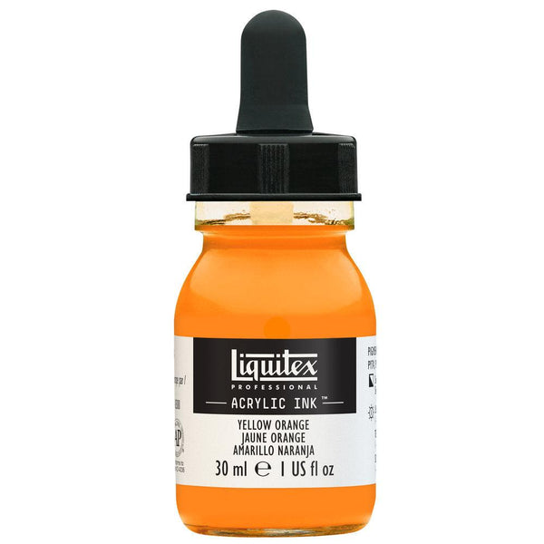 Liquitex Yellow Orange Proffesional Ink 30ml - Hobby Heaven