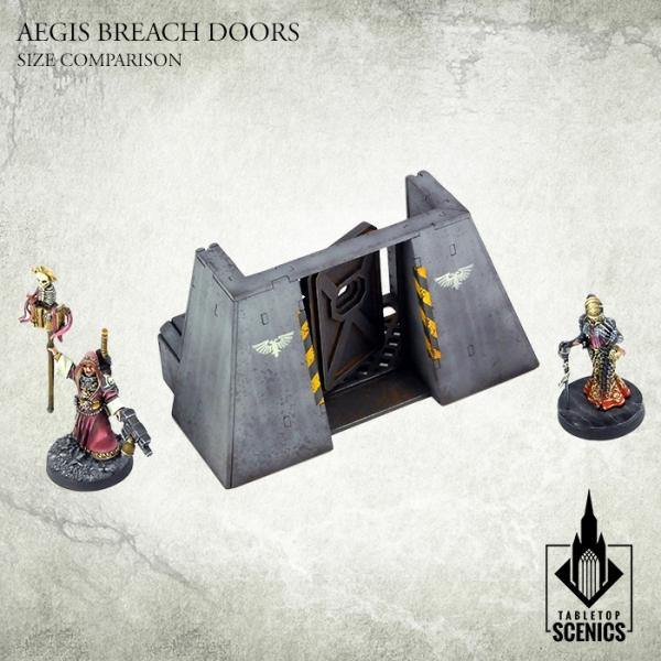 Tabletop Scenics Aegis Breach Doors KRTS118 - Hobby Heaven
