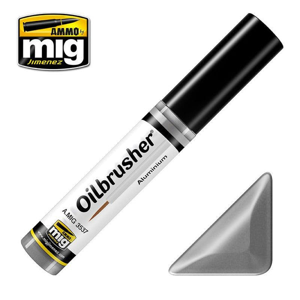 AMMO By MIG Oilbrusher Aluminium A.MIG-3537 - Hobby Heaven