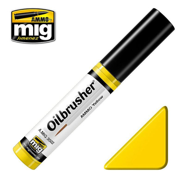 AMMO By MIG Oilbrusher Ammo Yellow A.MIG-3502 - Hobby Heaven