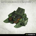 Kromlech Battle Tank Engine With Trench Rail (1) KRVB083 - Hobby Heaven