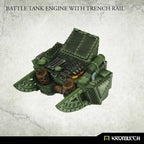 Kromlech Battle Tank Engine With Trench Rail (1) KRVB083 - Hobby Heaven