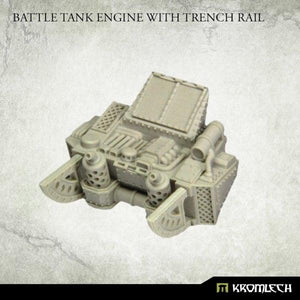 Kromlech Battle Tank Engine With Trench Rail (1) KRVB083 - Hobby Heaven