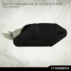 Kromlech Battle Tank Engine With Trench Rail (1) KRVB083 - Hobby Heaven
