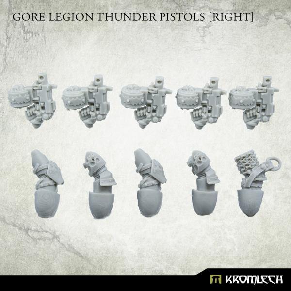 Kromlech Gore Legion Thunder Pistols Set1 [right] (5) KRCB243 - Hobby Heaven