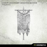Kromlech Chaos Legionary Gehenna Banner (1) KRCB184 - Hobby Heaven

