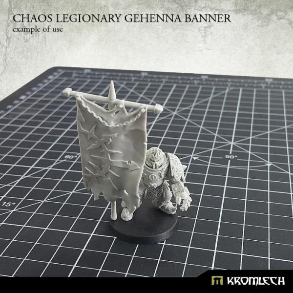 Kromlech Chaos Legionary Gehenna Banner (1) KRCB184 - Hobby Heaven