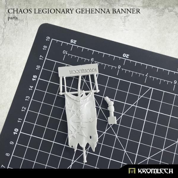 Kromlech Chaos Legionary Gehenna Banner (1) KRCB184 - Hobby Heaven