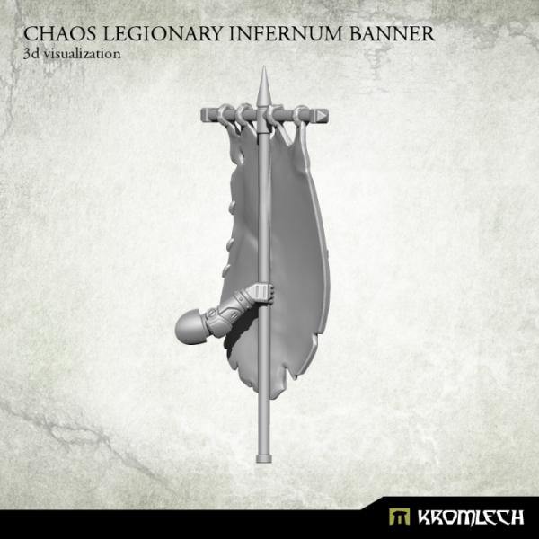 Kromlech Chaos Legionary Infernum Banner (1) KRCB183 - Hobby Heaven