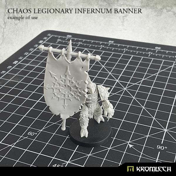 Kromlech Chaos Legionary Infernum Banner (1) KRCB183 - Hobby Heaven