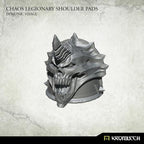 Kromlech Chaos Legionary Shoulder Pads: Demon Visage (10) KRCB233 - Hobby Heaven