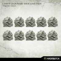 Kromlech Chaos Legionary Shoulder Pads: Demon Visage (10) KRCB233 - Hobby Heaven
