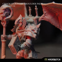 Kromlech Chaos Legionary Shoulder Pads: Demon Visage (10) KRCB233 - Hobby Heaven