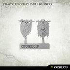 3D render of Kromlech Chaos Legionary Small Banners showing reverse side of both banners