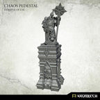 Kromlech Chaos Pedestal top-down view showing 3.4 cm square platform surface
