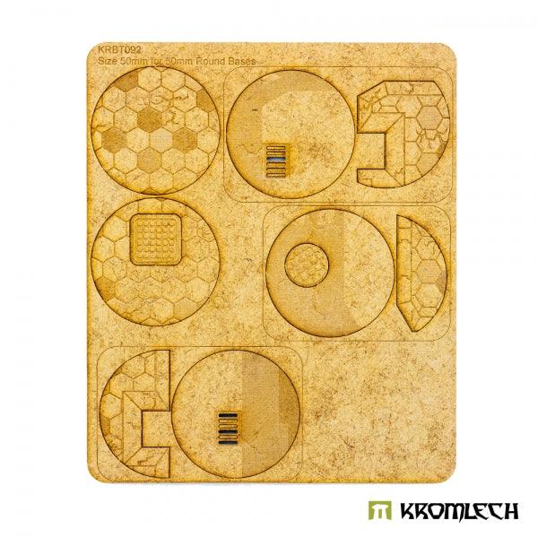 Kromlech Cityfight 50mm Round Base Toppers - 50mm (5) KRBT092 - Hobby Heaven