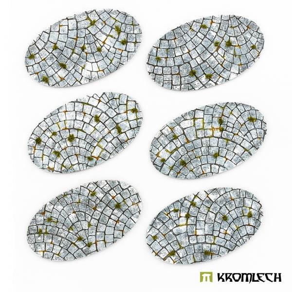 Kromlech Cobblestone 90x52mm Oval Base Toppers (6) KRBT047 - Hobby Heaven