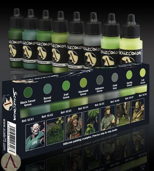 Scale75 Colors of Nature Paint Set (8 Paints) - Hobby Heaven