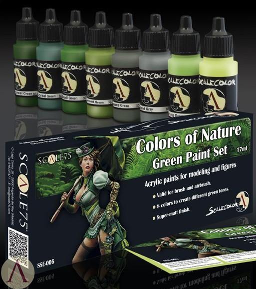 Scale75 Colors of Nature Paint Set (8 Paints) - Hobby Heaven
