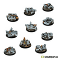 Kromlech Concrete Slabs Round 25mm Set 1 (10) KRRB012 - Hobby Heaven