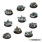 Kromlech Concrete Slabs Round 25mm Set 1 (10) KRRB012 - Hobby Heaven