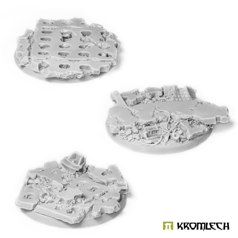 Kromlech Concrete Slabs Round 50mm (3) KRRB016 - Hobby Heaven