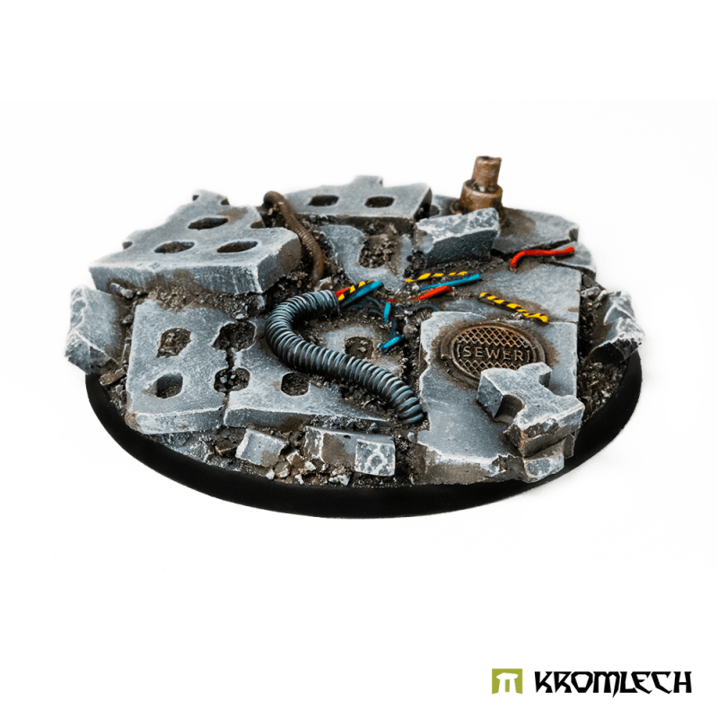 Kromlech Concrete Slabs Round 60mm Set 1 (1) KRRB017 - Hobby Heaven