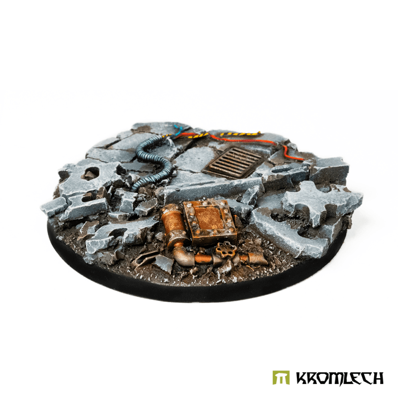 Kromlech Concrete Slabs Round 60mm Set 2 (1) KRRB059 - Hobby Heaven