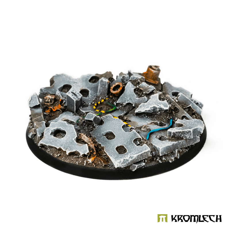 Kromlech Concrete Slabs Round 60mm Set 3 (1) KRRB060 - Hobby Heaven