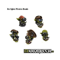 Kromlech Orc Cyber Pirates Heads (10) KRCB090 - Hobby Heaven
