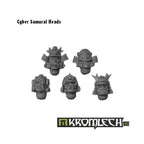Kromlech Cyber Samurai Heads (10) KRCB027 - Hobby Heaven