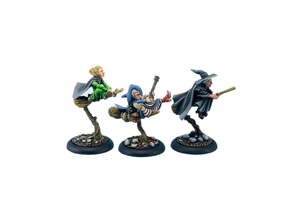 Micro Art Studio Discworld Three Witches on Brooms - Hobby Heaven