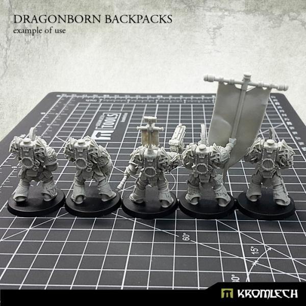 Kromlech Dragonborn Backpacks (5) KRCB222 - Hobby Heaven