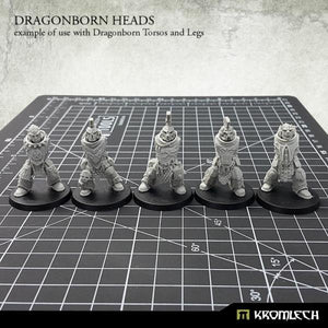 Kromlech Dragonborn Heads (10) KRCB221 - Hobby Heaven