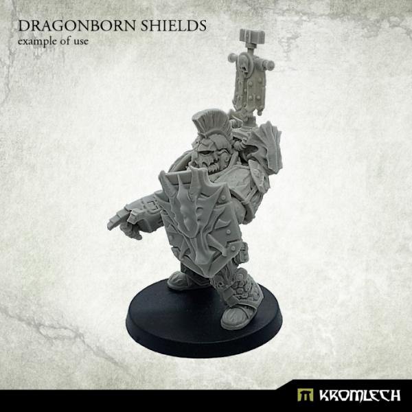 Kromlech Dragonborn Shields (5) KRCB230 - Hobby Heaven