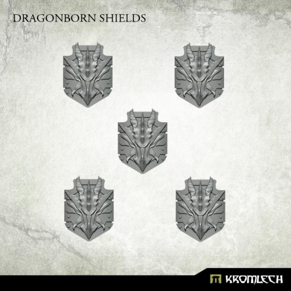 Kromlech Dragonborn Shields (5) KRCB230 - Hobby Heaven