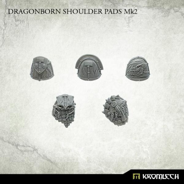 Kromlech Dragonborn Shoulder Pads Mk2 (10) KRCB223 - Hobby Heaven