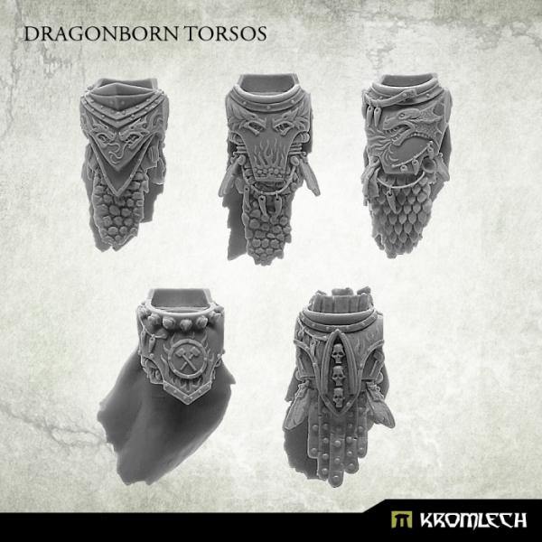 Kromlech Dragonborn Torsos (5) KRCB219 - Hobby Heaven