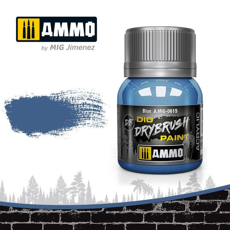 AMMO by MIG Drybrush Blue MIG0615 - Hobby Heaven