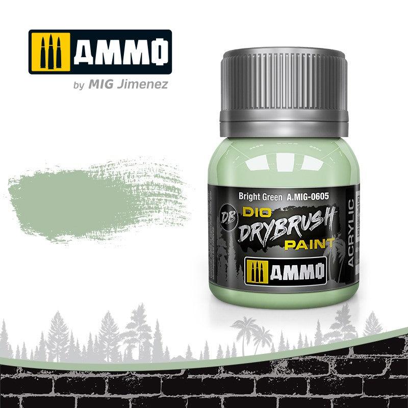 AMMO by MIG Drybrush Bright Green MIG0605 - Hobby Heaven