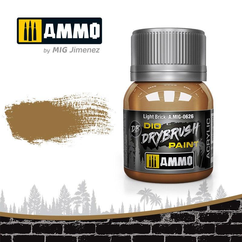 AMMO by MIG Drybrush Light Brick MIG0626 - Hobby Heaven